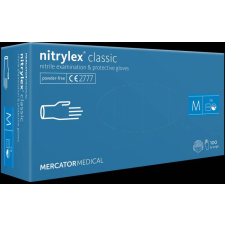 egyéb Nitrylex Classic púdermentes nitril egyszer használatos kesztyű, 100db / doboz, M védőkesztyű
