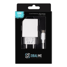 egyéb OBAL 10W1UWH-C USB-A Hálózati töltő - Fehér (10W) + USB-C Kábel (10W1UWH-C) mobiltelefon kellék