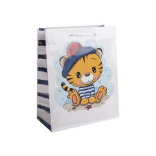 egyéb Papírtasak tigris sapiban 18*23 cm ajándéktasak