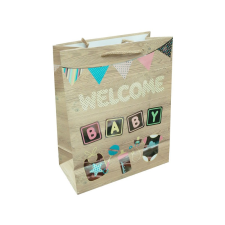 egyéb Papírtasak welcome baby  26*32 ajándéktasak
