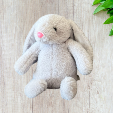 egyéb Pihe puha, szürke nyuszi plüssfigura