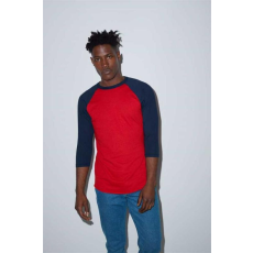 egyéb Póló American Apparel unisex, heather grey/lapis, L