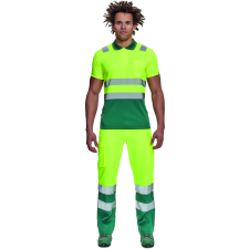 egyéb Póló Cadiz Hi-Vis galléros sárga/zöld L munkaruha