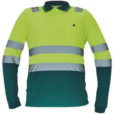 egyéb Póló Leon Hi-Vis hosszú ujjú sárga/zöld XXL