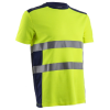 egyéb Póló Nekki rövid ujjó Hi-Viz sárga/sötétkék 2XL