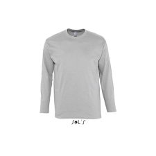 egyéb Póló Sols férfi hosszú ujjú férfi, grey melange, 4XL munkaruha