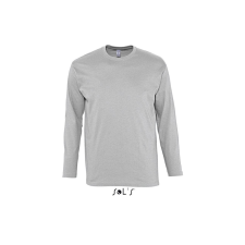 egyéb Póló Sols férfi hosszú ujjú férfi, grey melange, 5XL munkaruha
