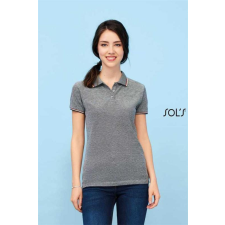 egyéb Póló Sols galléros női rövid ujjú női (180g/m2) heather black, 2XL munkaruha