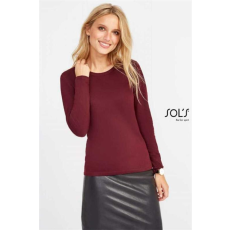 egyéb Póló Sols Majestic női kerek nyakrész hosszú ujjú női, dark grey, XL