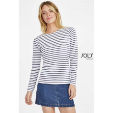 egyéb Póló Sols Marine női női, white/navy, S