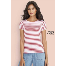 egyéb Póló Sols Miles női női, white/navy, S