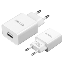 egyéb Power charger USB-A Hálózati töltő - Fehér (18W) mobiltelefon kellék