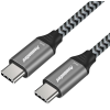 egyéb PremiumCord KU31CR2 USB Gen 2x2 apa - USB Gen 2x2 3.2 apa Adat és töltő kábel - Szürke (2m) (KU31CR2)