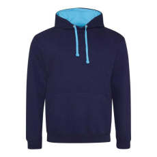 egyéb Pulóver Just Hoods unisex, sapphire blue/orange crush, S