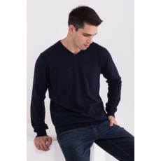 egyéb Pulóver Legend World Wide v-nyak férfi, navy, S