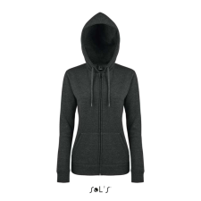 egyéb Pulóver Sols női kapucnis cippzáras női, charcoal melange, XL munkaruha