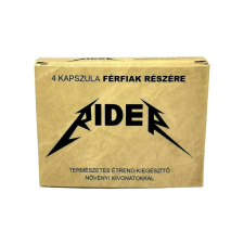 egyéb Rider - természetes étrend-kiegészítő férfiaknak (4db) potencianövelő