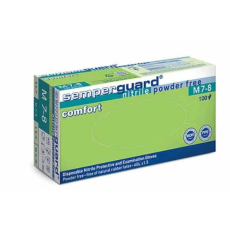 egyéb Semperguard Comfort OB, púdermentes nitril munkavédelmi kesztyű, 100db/doboz, L