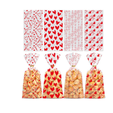 egyéb Sütemény zacskó, celofán, szív, 12,5× 27cm, 12 db sütés és főzés