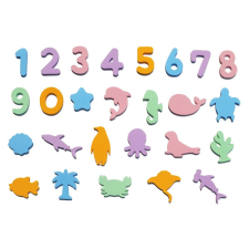 egyéb Számok és tengeri állatok fürdőjáték (26 db) játékfigura