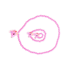 egyéb Színes virág nyaklánc + karkötő szépségszalon