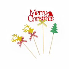 egyéb Tortadísz beszúró, Merry Christmas, papír sütés és főzés