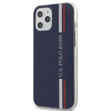 egyéb U.S. Polo Vertical Stripes Apple iPhone 12 Pro Max Műanyag Tok - Kék (USHCP12LPCUSSNV) tok és táska