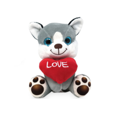 egyéb Ülő kutya szívvel 14cm / LB837571 puzzle, kirakós