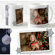  Egyedi fényképes Bögre - Karácsony - K03 bögrék, csészék