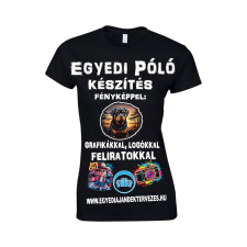  Egyedi fényképes női környakas póló nyomtatás, készítés női póló