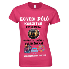  Egyedi fényképes női környakas póló nyomtatás, készítés női póló