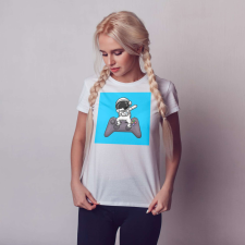  Egyedi póló | NFT series – Dabelő asztronauta gamer ajándéktárgy