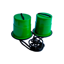  Egyensúlyozó vödrös lépegető játék - Zöld egyéb bébijáték