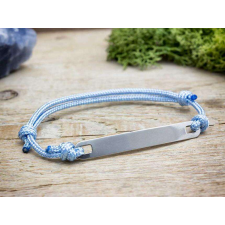  Egyetlen egyedi lapbetétes babakék microcord karkötő karkötő