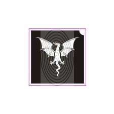  Egyfejű sárkány (csss0192) csillámtetoválás