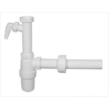  Egymedencés mosogatószifon, + mosógép csatlakozó, 40 mm (Egymedencés mosogatószifon, leeresztőszelep) beépíthető gépek kiegészítői