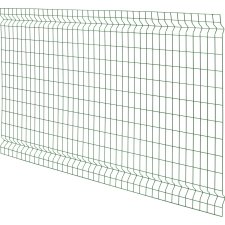 Egyrudas hálós kerítéspanel 3D zöld 120 x 200 cm kerti bútor