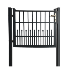  Egyszárnyú dekor-kapu Bremen bebetonozható 120 cm x 103 cm antracit kerti bútor