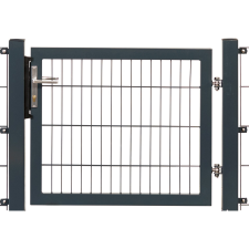 Egyszárnyú kapu Premium kétrudas panelkitöltés antracit keret 140 x 100 cm kerti bútor