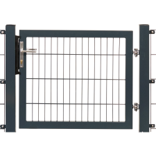  Egyszárnyú kapu  Premium  kétrudas panelkitöltés  antracit  keret  80 x 100 cm kerti bútor