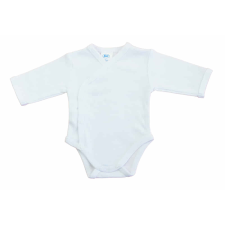 Egyszínű, hosszú ujjú elöl patentos baba body kombidressz, body