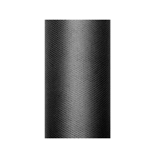 egyszínű tüll, fekete, 0,15 x 9 m (1 db / 9 lm) dekorációs kellék