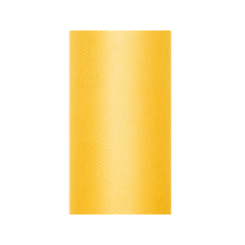 egyszínű tüll, sárga, 0,15 x 9 m (1 db / 9 lm) dekorációs kellék