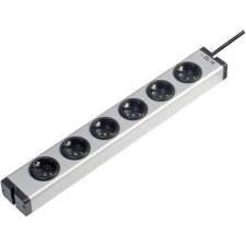 Ehmann Hálózati elosztó, 6 részes, alu, Ehmann 0600x00062031 (0600x00062031) hosszabbító, elosztó
