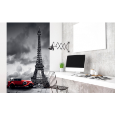  Eiffel-torony piros autóval, poszter tapéta 150*250 cm tapéta, díszléc és más dekoráció