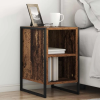  Éjjeli asztal 2 pcs Öreg fa 39.5 x 30 x 50 cm Faanyag