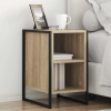  Éjjeli asztal 2 pcs Sonoma 39.5 x 30 x 50 cm Faanyag