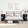  Éjjeliszekrény 2 pcs Fekete tölgy 40 x 35 x 65 cm Faanyag