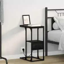  Éjjeliszekrény Fekete tölgy 41,5 x 26 x 60,5 cm Faanyag bútor