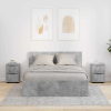  Éjjeliszekrények 2 pcs Beton Szürke 30,5 x 30 x 43 cm Faanyag